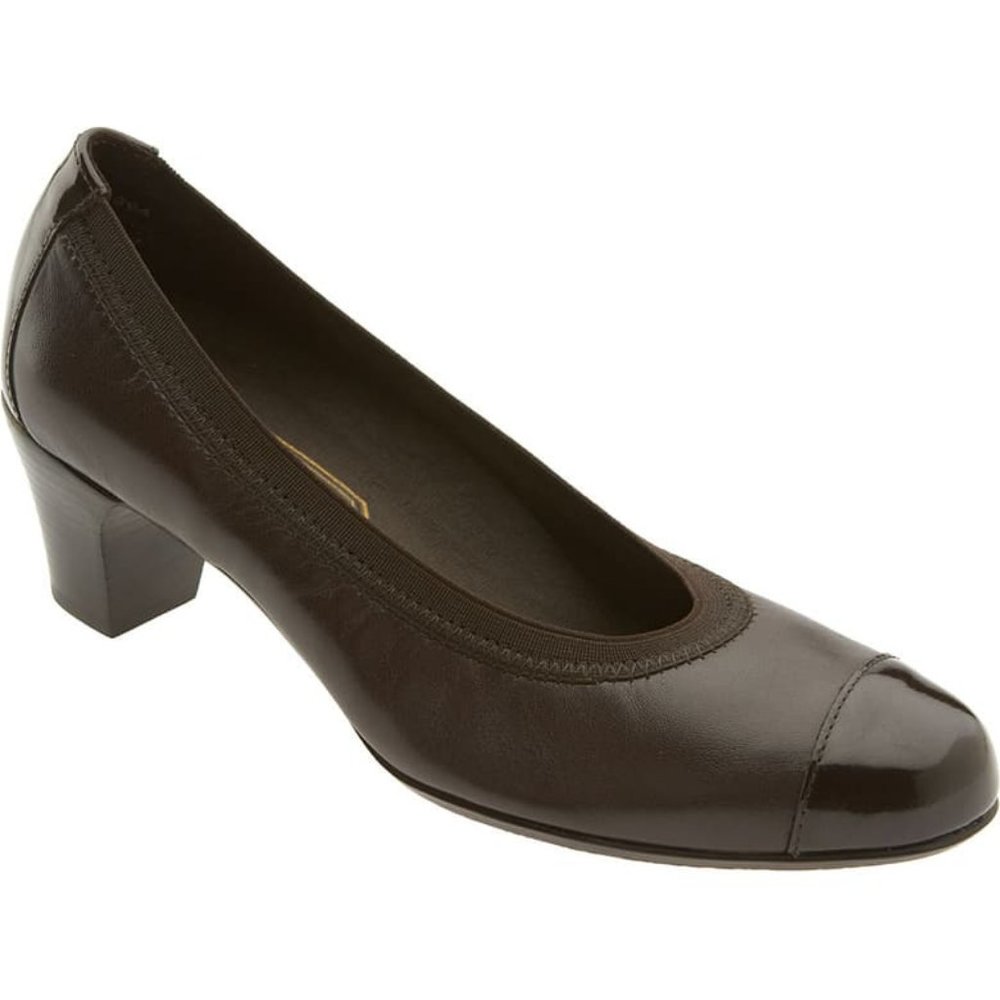 Munro 'Odette' Pump in Chocolate Brown